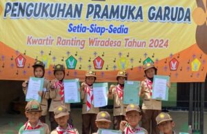 MI Salafiyah Warulor berhasil meloloskan 10 Pramuka Siaga Garuda