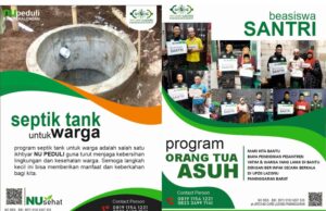 Orang Tua Asuh Santri dan Septik Tank untuk Warga, Program Unggulan UPZISNU Paninggaran Barat