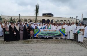 350 Calon Jemaah Haji KBIHU An-Nahdliyyah Kabupaten Pekalongan Antusias Ikuti Simulasi Manasik di Boyolali