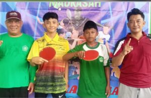 Siswa MTs NU Tirto Sabet Juara 1 Tenis Meja Tingkat Kabupaten Pekalongan
