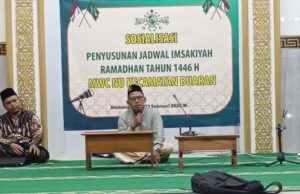 MWCNU Buaran Gelar Sosialisasi Jadwal Imsakiyah Ramadan 1446 H