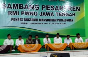 RMI PWNU Jateng Sambang Pesantren ke Ponpes Bustanul Mansuriyah Pekalongan, Perkuat Konsolidasi dan Edukasi Pengasuh Pesantren
