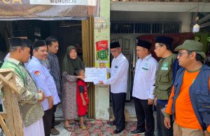 NU Peduli Salurkan Donasi untuk Korban Kebakaran di Wonorejo
