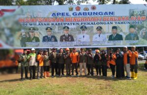 LPBINU PCNU Kabupaten Pekalongan Ikuti Apel Gabungan Kesiapsiagaan Menghadapi Bencana Alam 2025