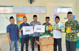 Sambut Ramadhan, LP Ma’arif PCNU Pekalongan Salurkan 3.500 Juz Amma dan Buku Tajwid