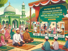 Khutbah Idul Fitri: Menjadikan Karakter dan Tabiat Ramadlan menjadi wajah asli kita Pascaramadlan