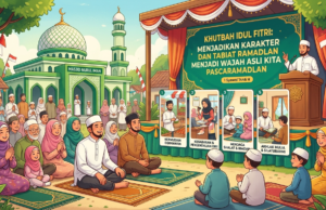 Khutbah Idul Fitri: Menjadikan Karakter dan Tabiat Ramadlan menjadi wajah asli kita Pascaramadlan