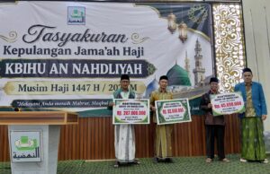 Pulang dari Tanah Suci, Jamaah Haji KBIHU An Nahdliyah Pekalongan Gelar Tasyakuran Akbar