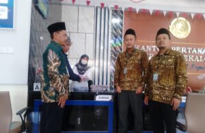 Khidmat Organisasi : LWPNU Doro Kembali Daftarkan Permohonan Enam Belas Sertipikasi Tanah Wakaf