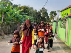 Bikin Gemas! Tradisi Kakak Gandeng Adik Warnai Kamis Sehat Awal Bulan MI Salafiyah Sembungjambu Kecamatan Bojong